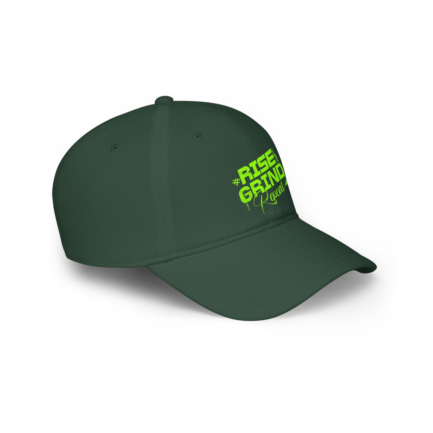 Motivation Rise and Grind Low Profile Cap - Unisex Stylish and Comfortable Hat for Sports/Gym Lovers