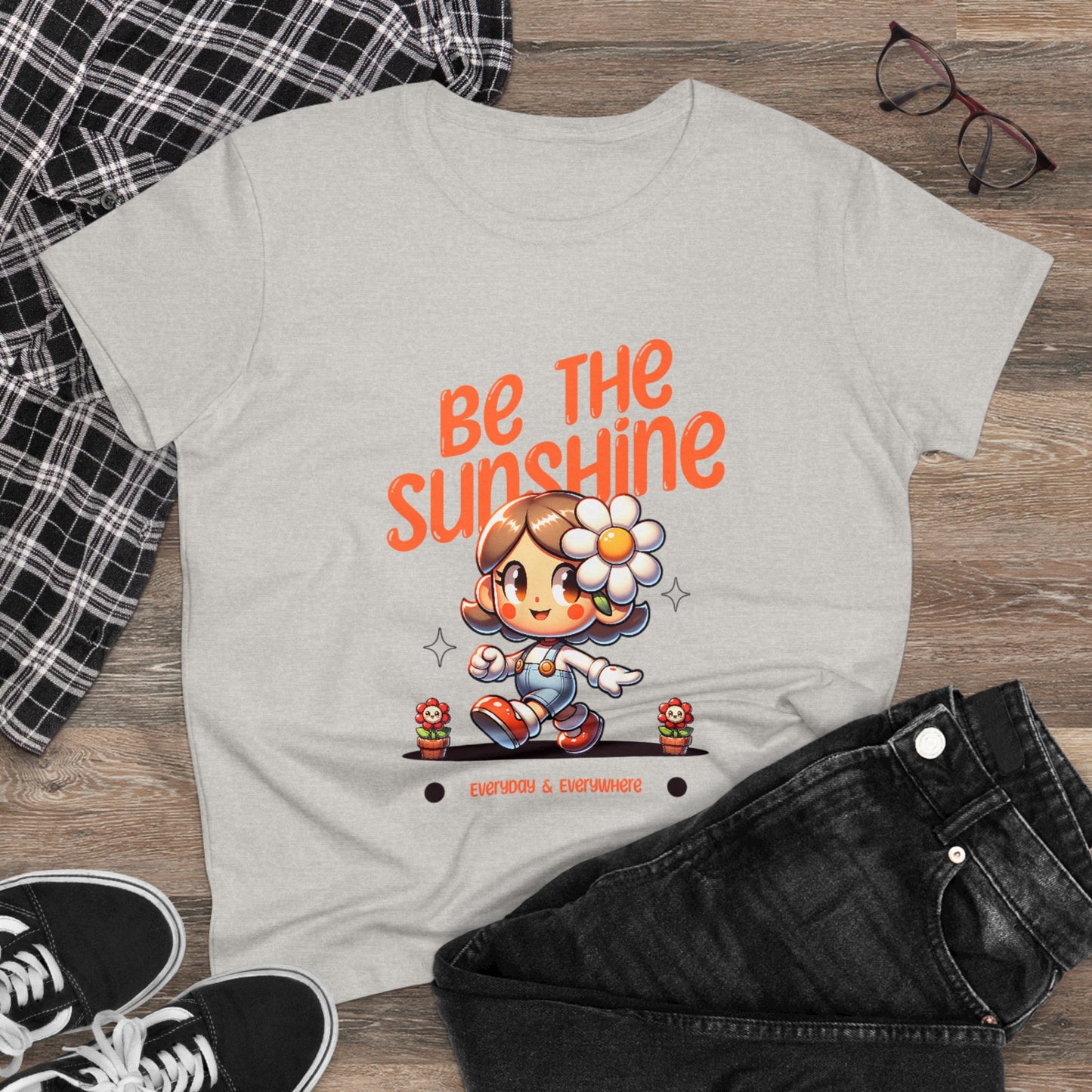 Motivation Women's Midweight Cotton Tee - Perfect for girls and women