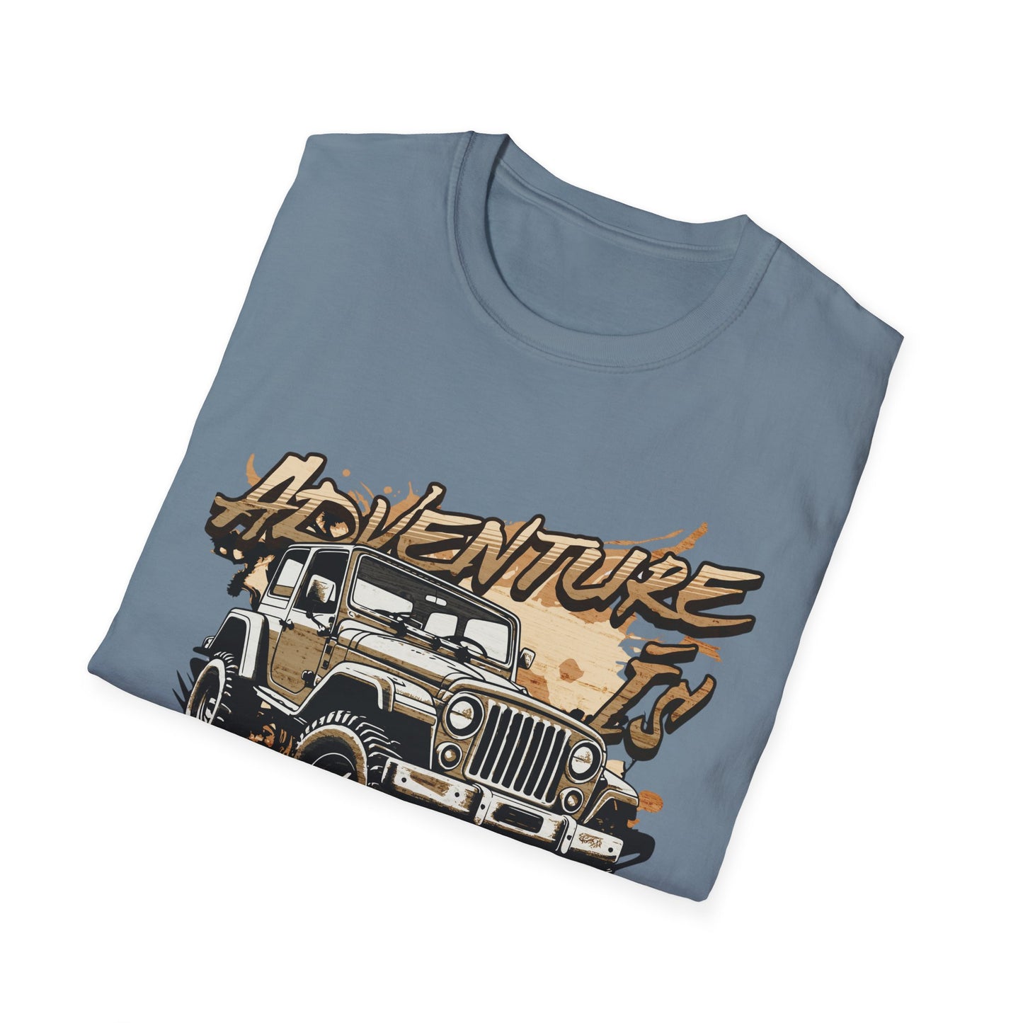 adventure Unisex Softstyle T-Shirt – Auto adventure Tee