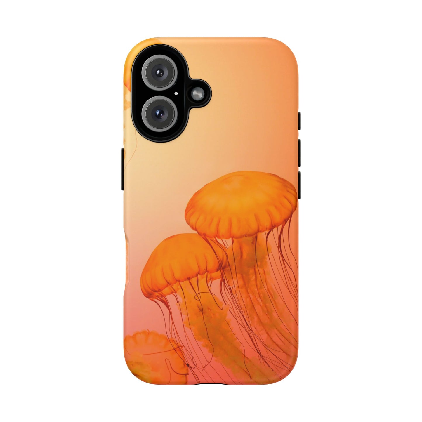 iPhone 16 series phone Case - Tough Cases with Stunning orange Design