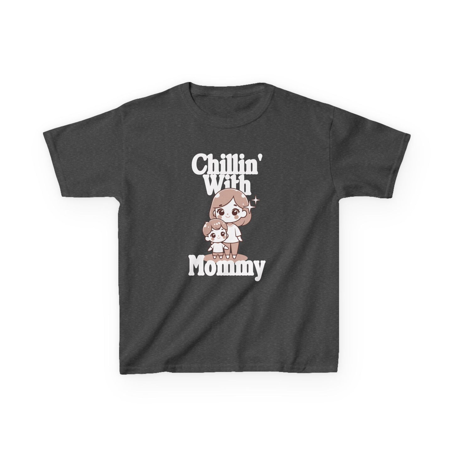 Kids Cotton T Shirt - Chilling with mommy