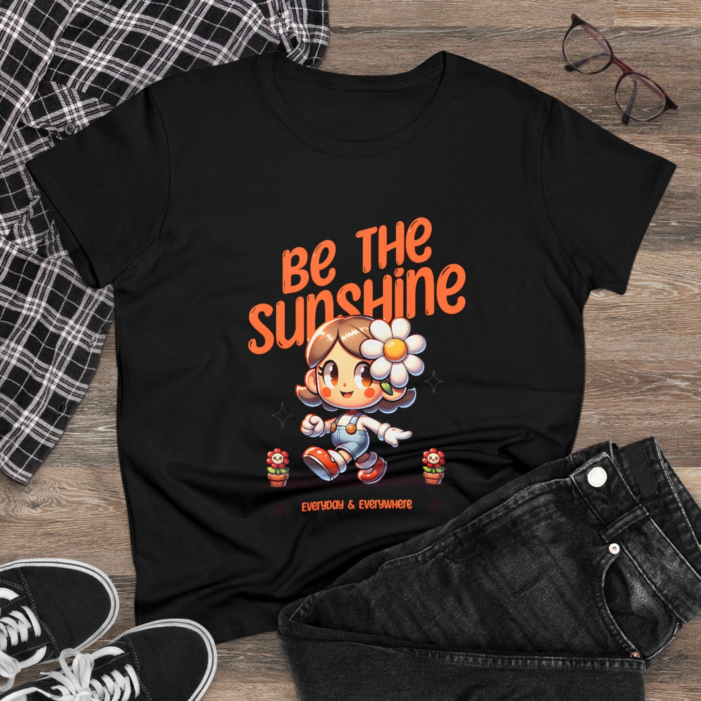 Motivation Women's Midweight Cotton Tee - Perfect for girls and women