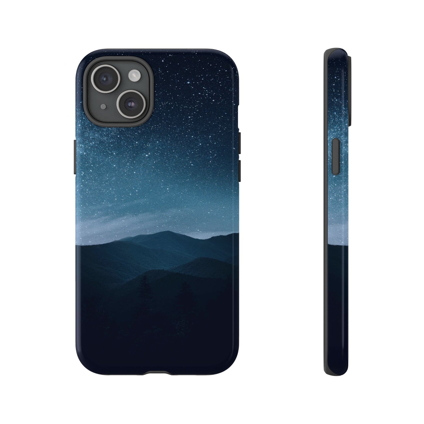 iPhone 15 series Tough Phone Case -Stunning blue nature design