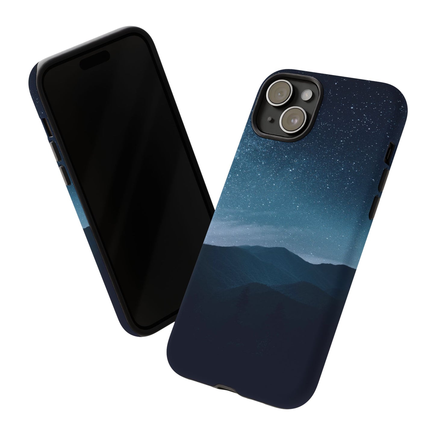 iPhone 15 series Tough Phone Case -Stunning blue nature design