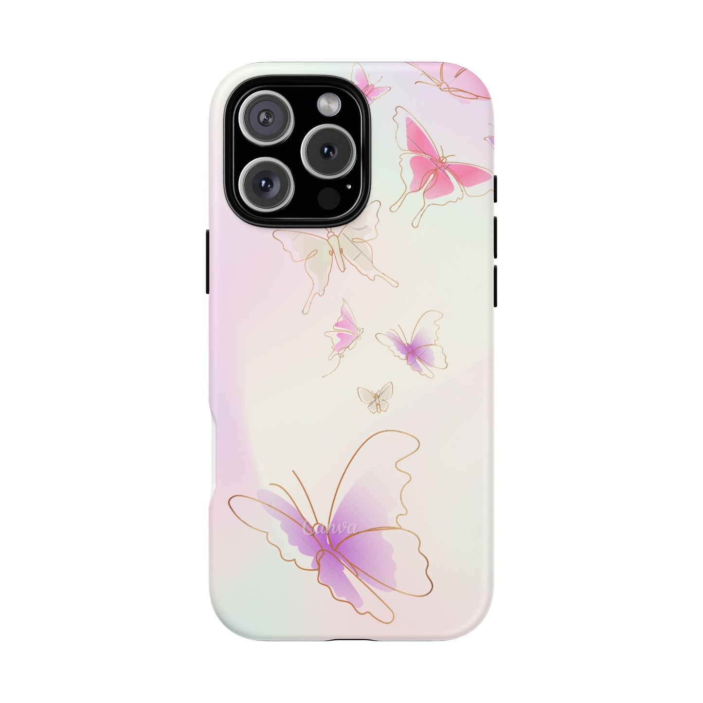iPhone 16 series phone Case - Tough Cases with Stunning Butterfly Design
