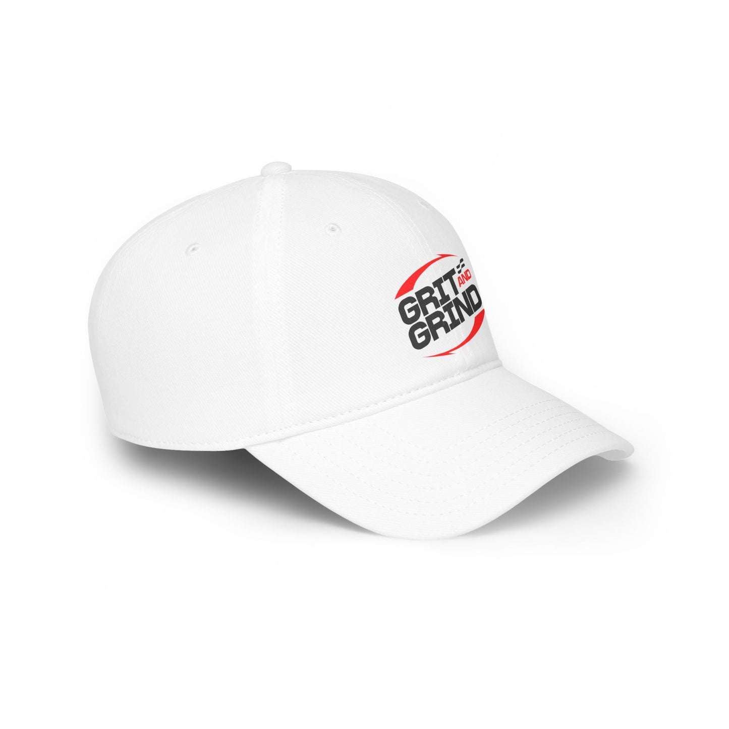 Motivation Grit & Grind Baseball Fan Low Profile Cap - Unisex Stylish and Comfortable Hat for Sports/gym Lovers