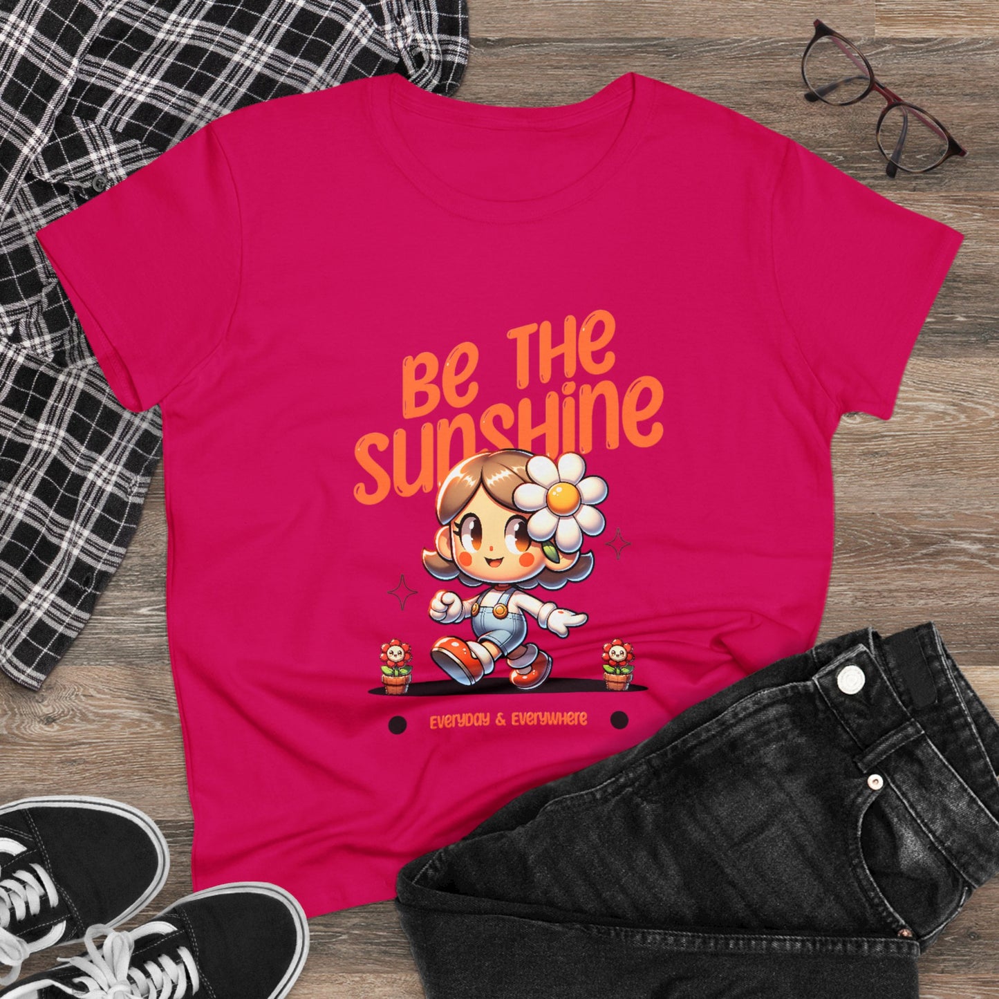 Motivation Women's Midweight Cotton Tee - Perfect for girls and women