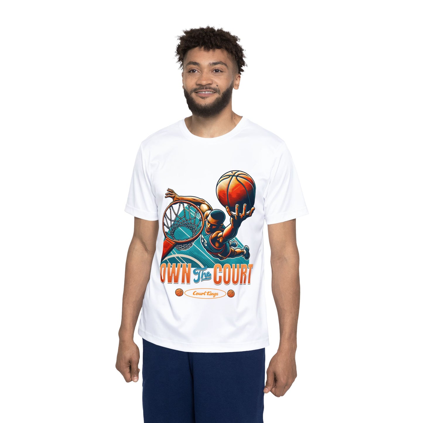 Basketball Men's Sports white Jersey - Motivation Active Tee