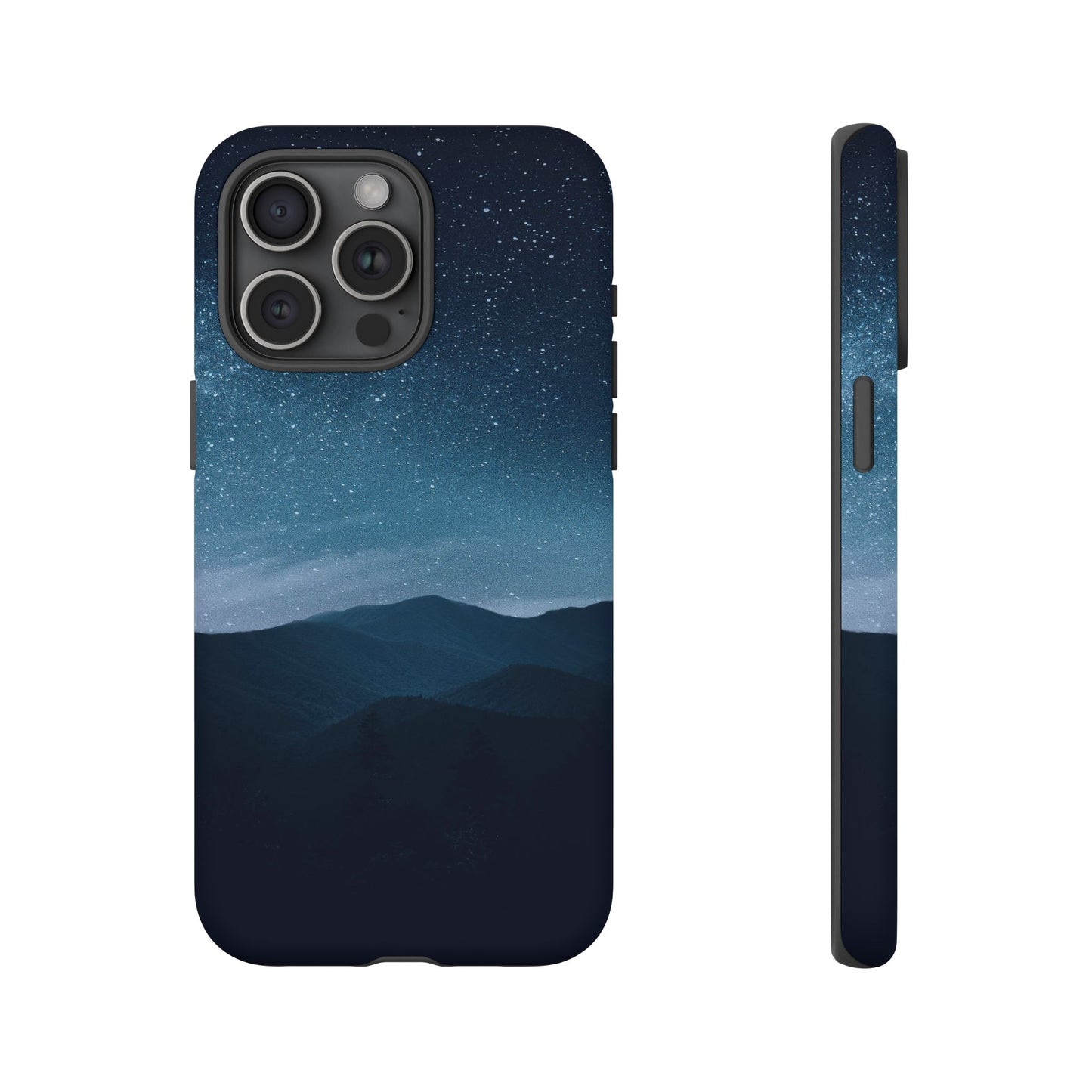 iPhone 15 series Tough Phone Case -Stunning blue nature design