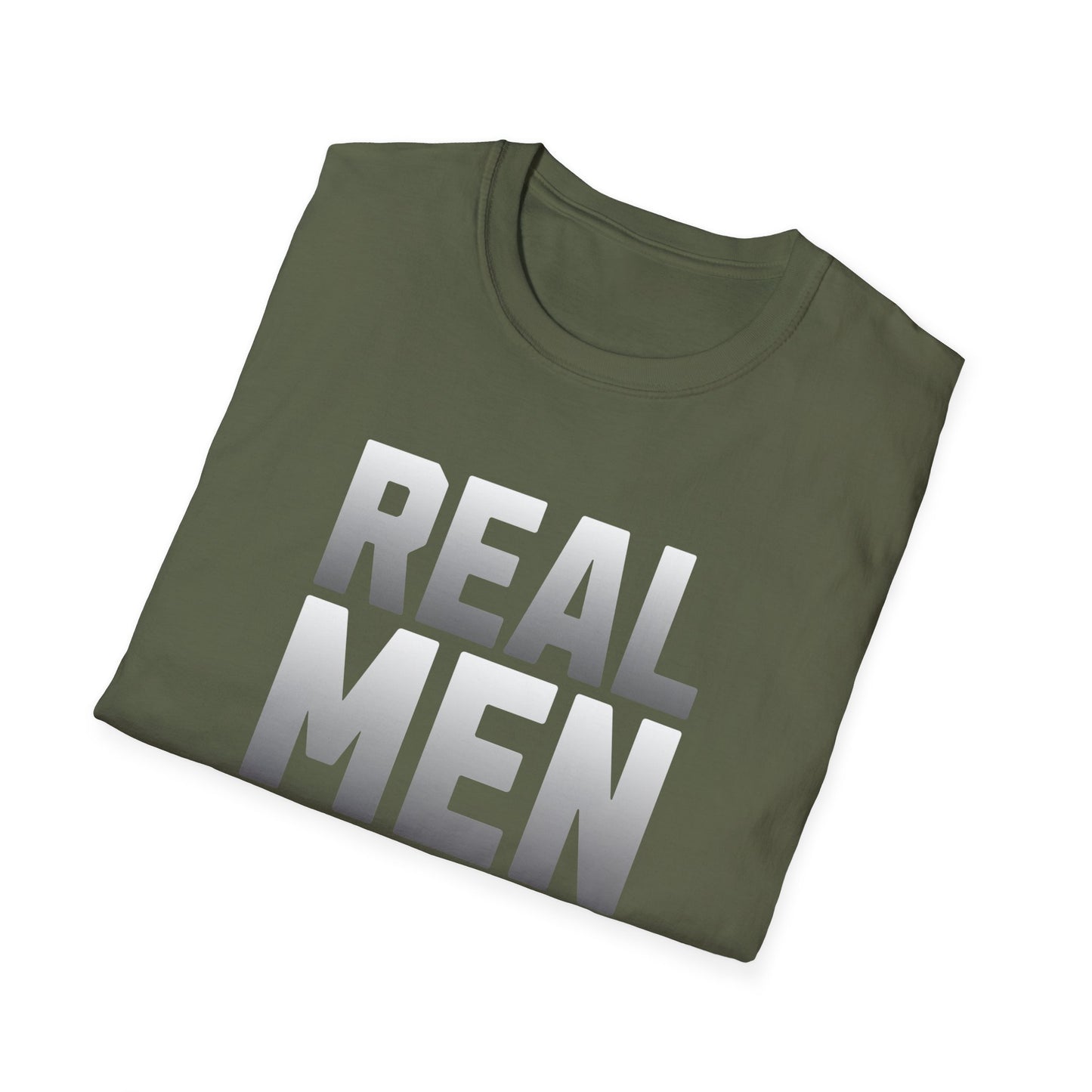 Real Men Unisex Softstyle T-Shirt – Auto adventure Tee