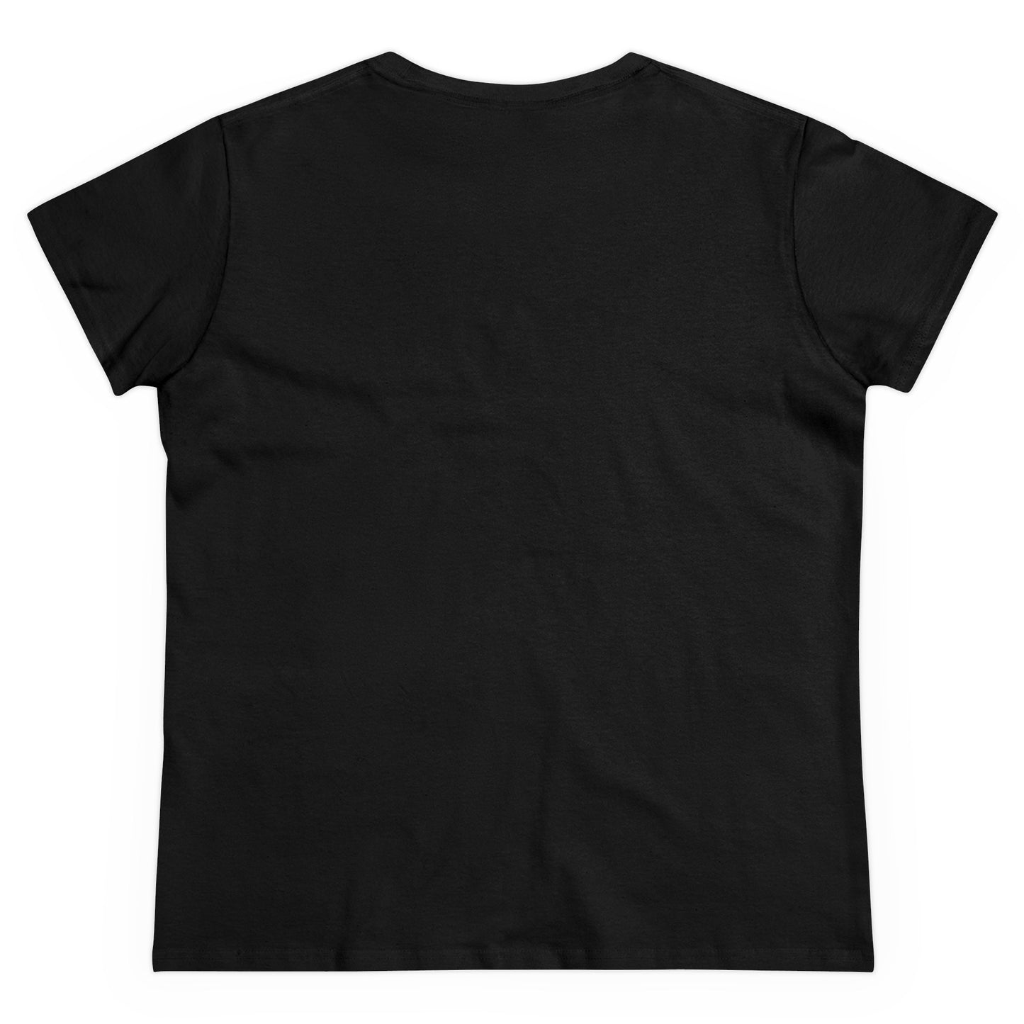 Floral Cat Women's Midweight Cotton Tee - Perfect for pet and Cat Lovers