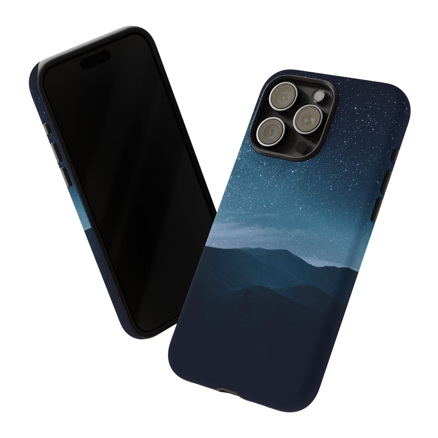 iPhone 15 series Tough Phone Case -Stunning blue nature design