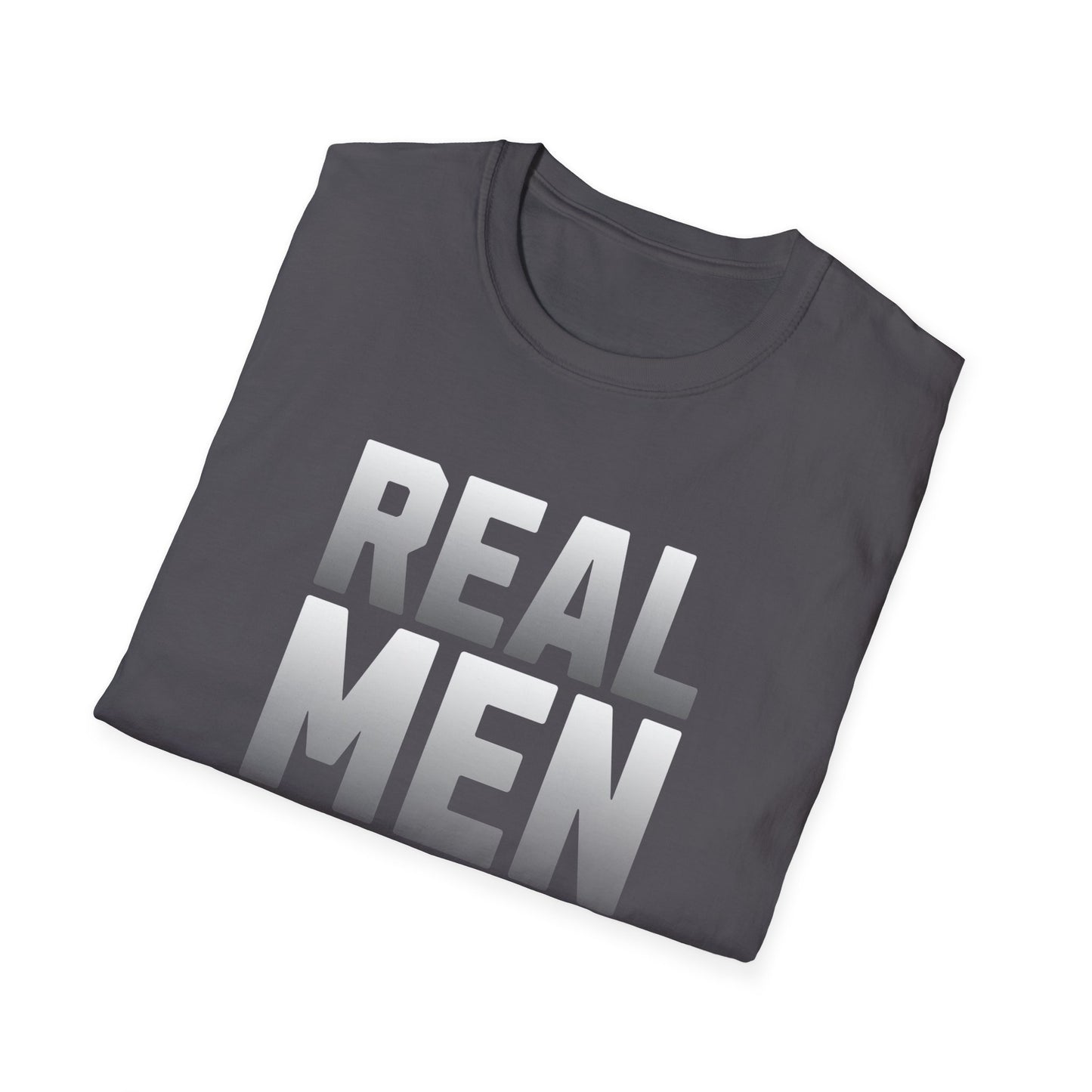 Real Men Unisex Softstyle T-Shirt – Auto adventure Tee
