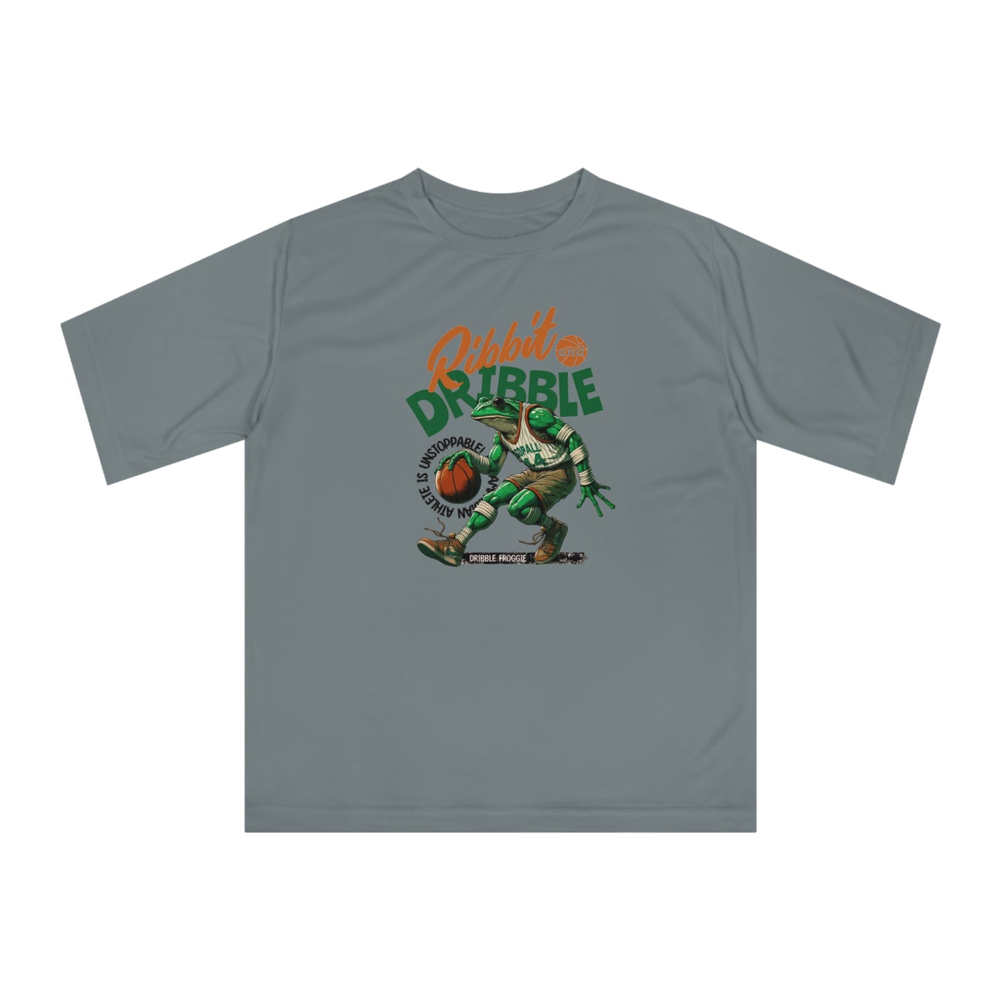Basketball Ribbit Dribble Performance -UnisexT-Shirt for Sports Lovers