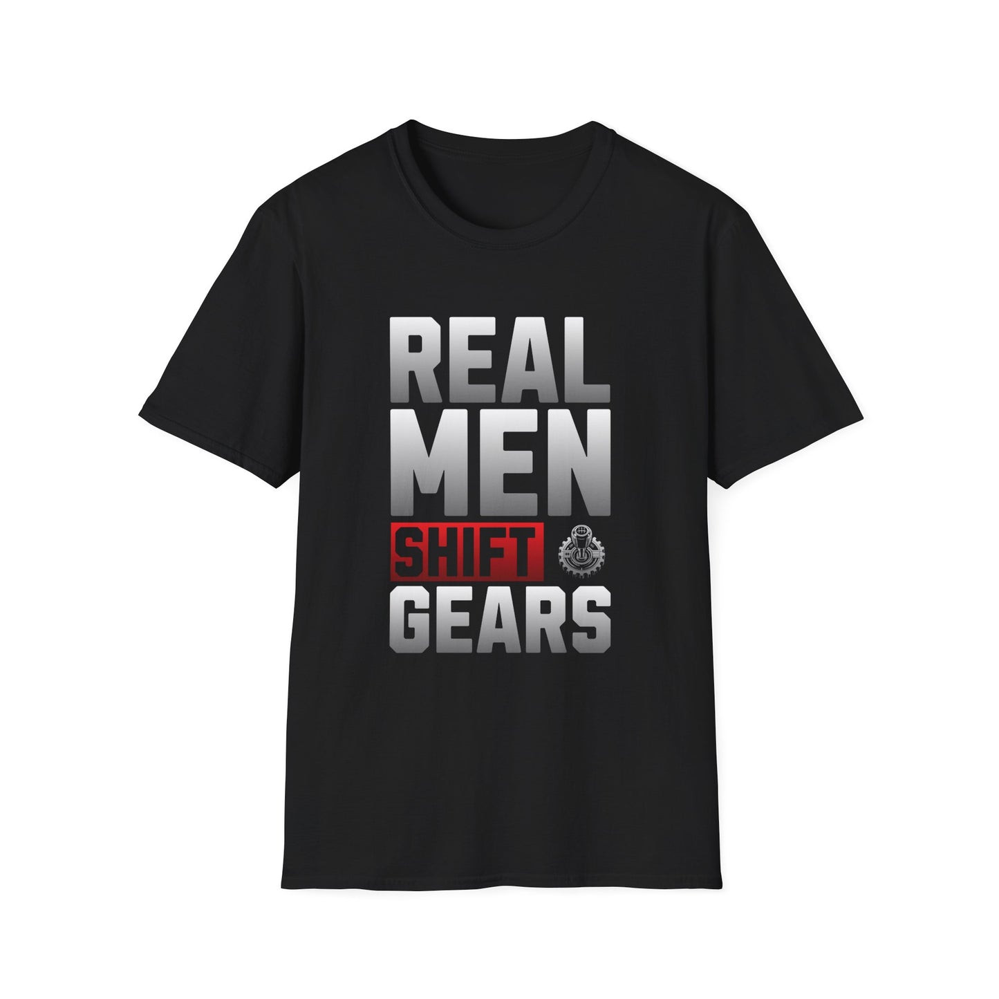 Real Men Unisex Softstyle T-Shirt – Auto adventure Tee