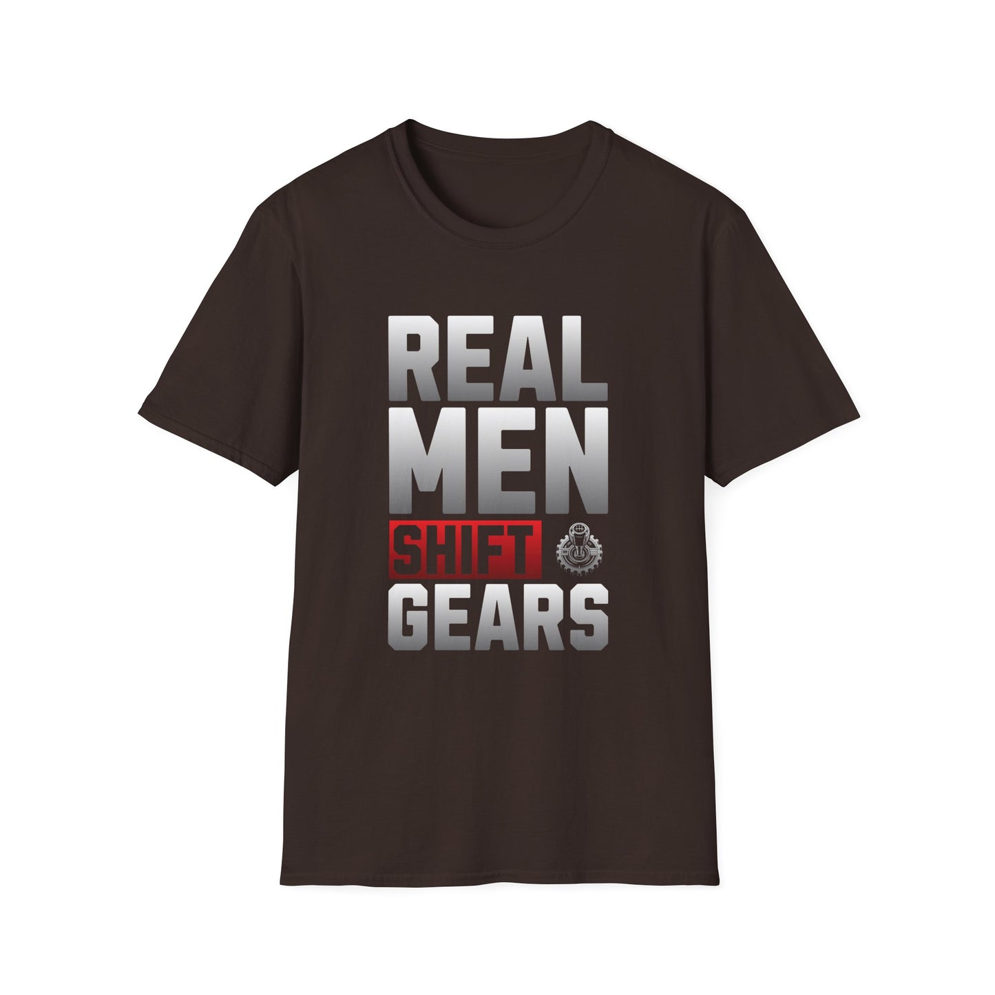 Real Men Unisex Softstyle T-Shirt – Auto adventure Tee