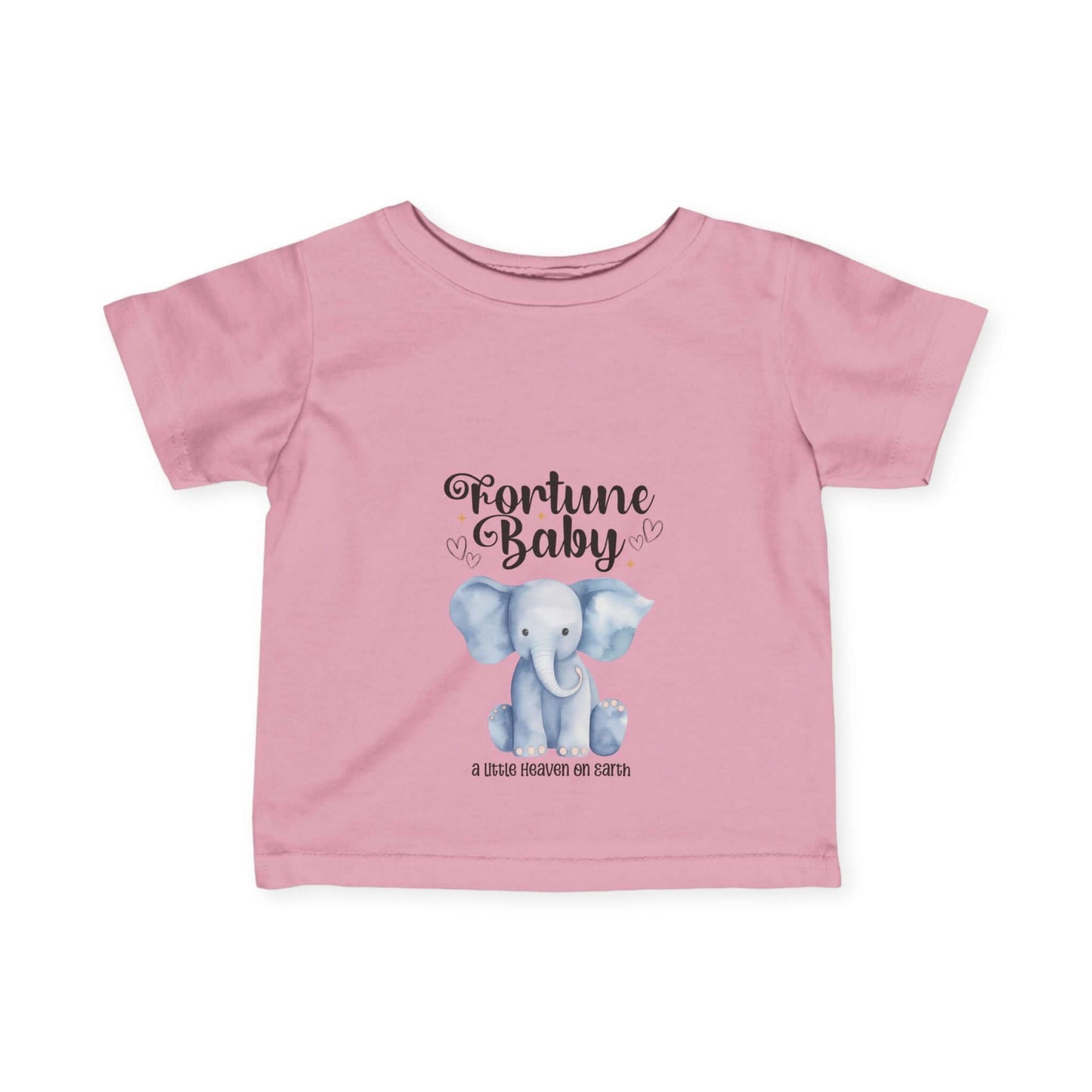 Baby Infant/Toddler Fine Jersey Tee - Adorable Elephant Design for Newborns/Kids