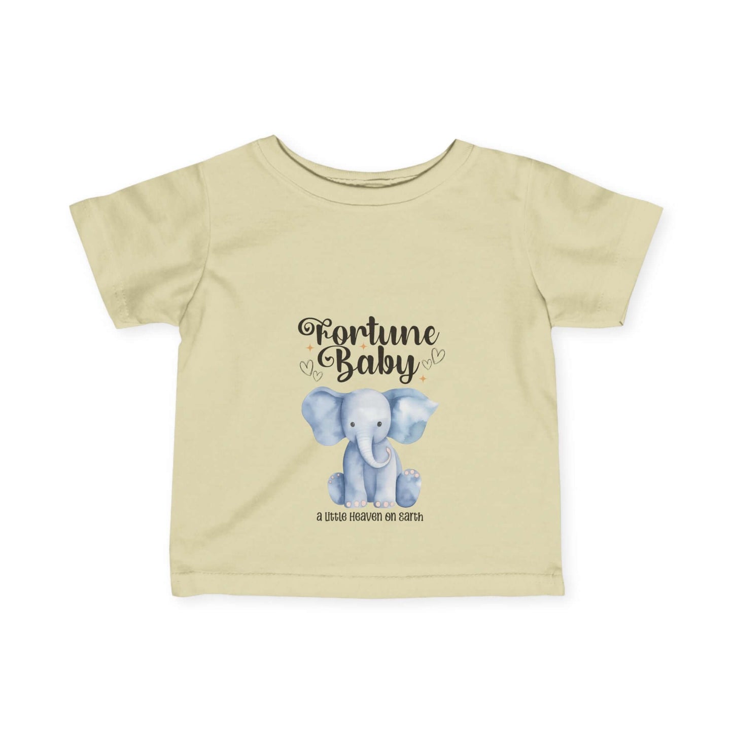 Baby Infant/Toddler Fine Jersey Tee - Adorable Elephant Design for Newborns/Kids