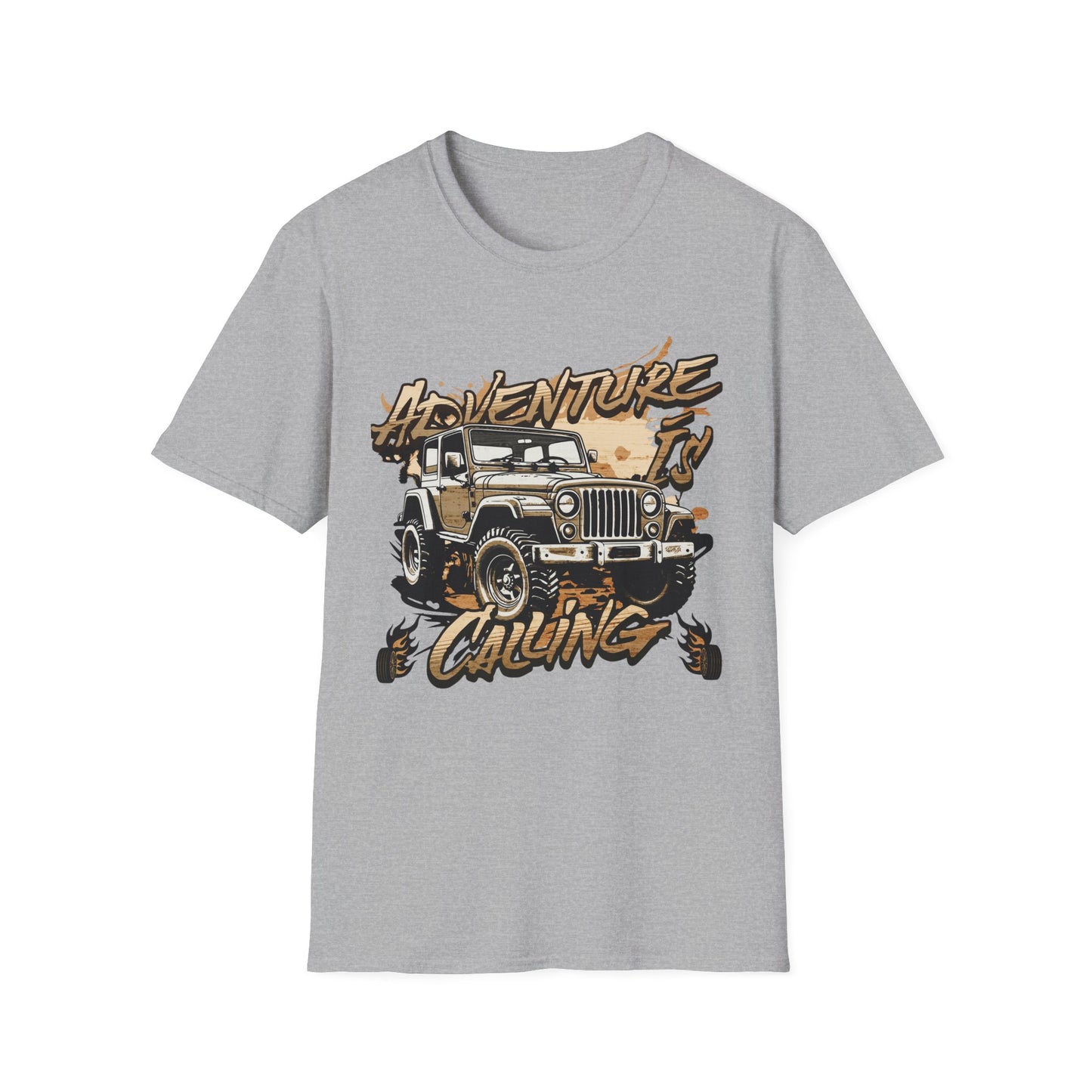 adventure Unisex Softstyle T-Shirt – Auto adventure Tee