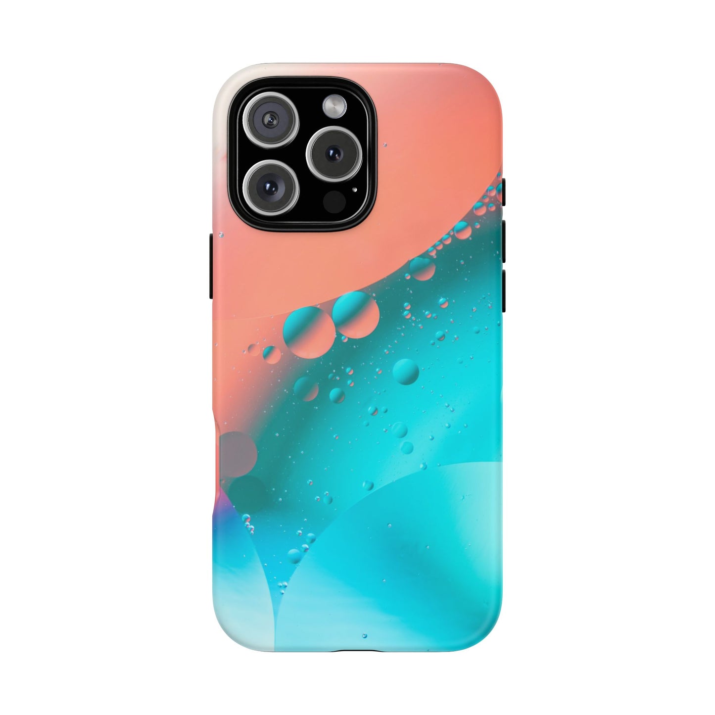iPhone 16 series Tough Phone Case - Bubble Design for Stylish Protection