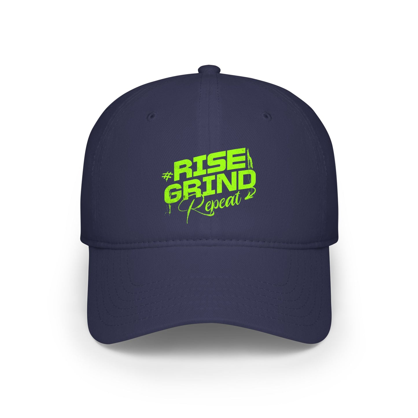 Motivation Rise and Grind Low Profile Cap - Unisex Stylish and Comfortable Hat for Sports/Gym Lovers