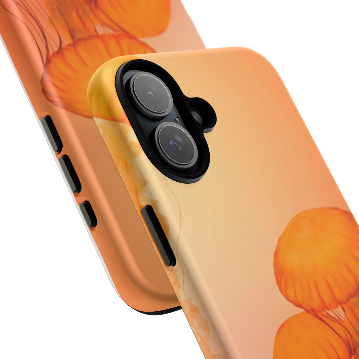 iPhone 16 series phone Case - Tough Cases with Stunning orange Design