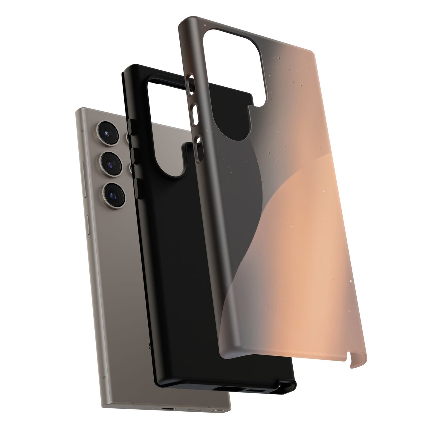 Samsung S24 series Tough Phone Cases - Elegant Pink black