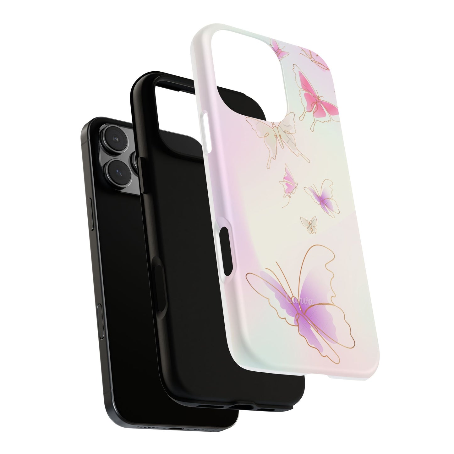 iPhone 16 series phone Case - Tough Cases with Stunning Butterfly Design