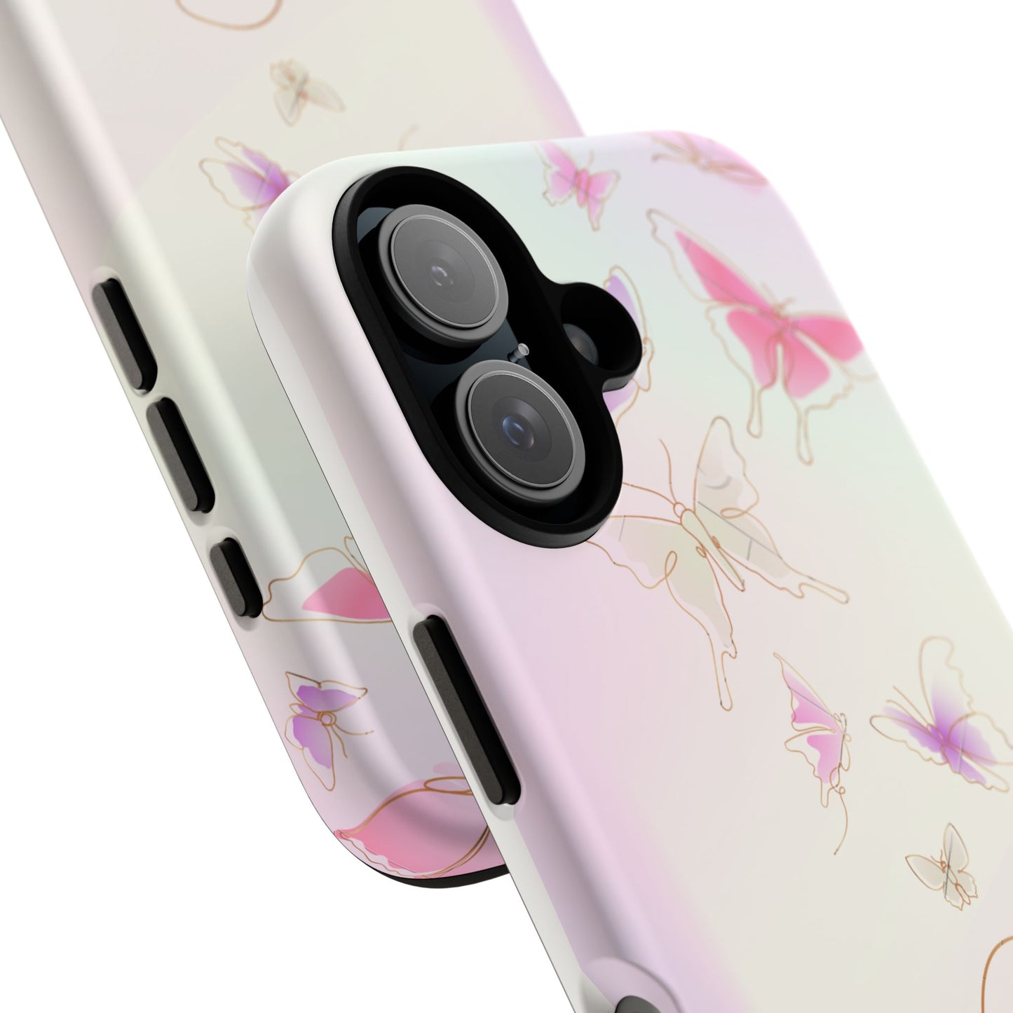 iPhone 16 series phone Case - Tough Cases with Stunning Butterfly Design