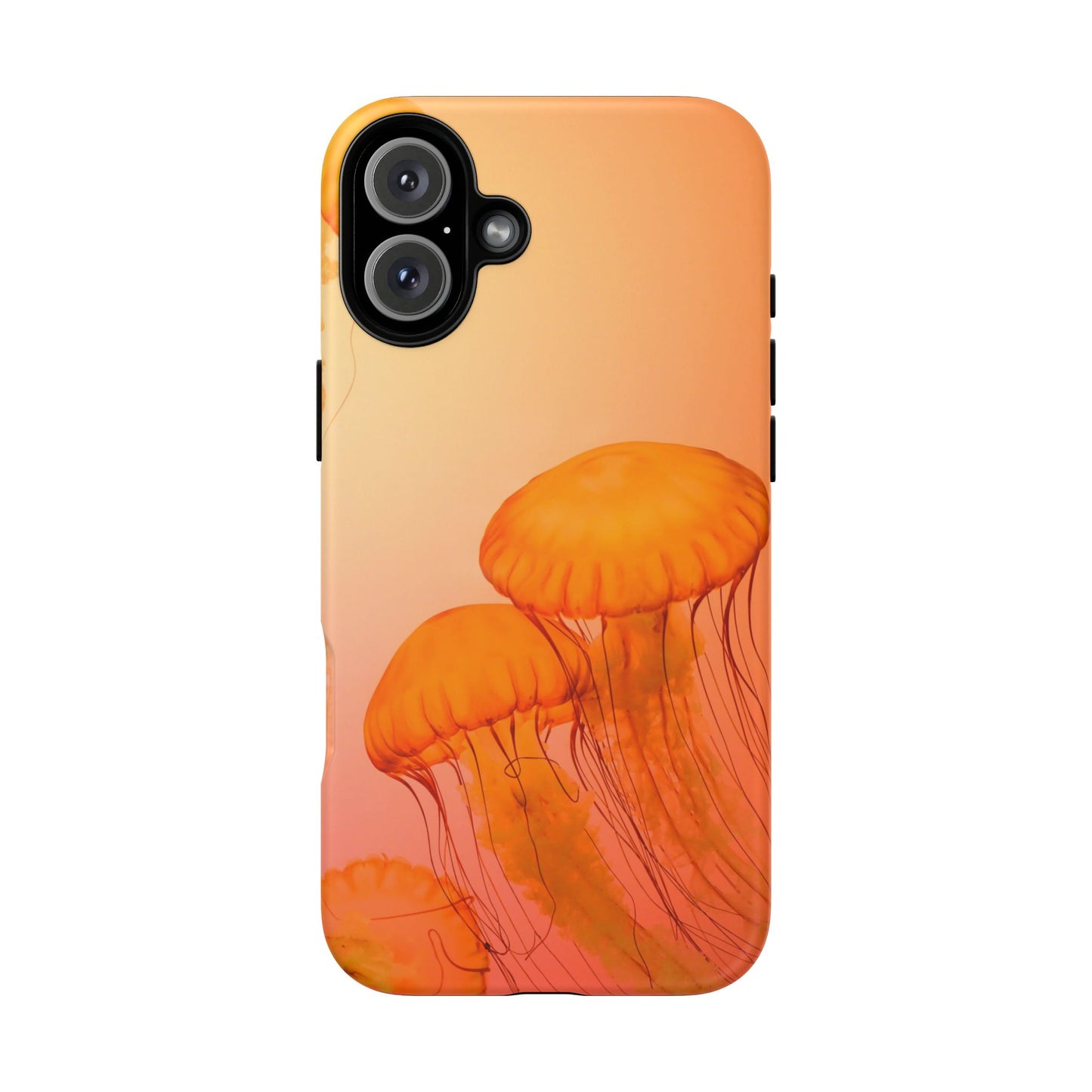 iPhone 16 series phone Case - Tough Cases with Stunning orange Design