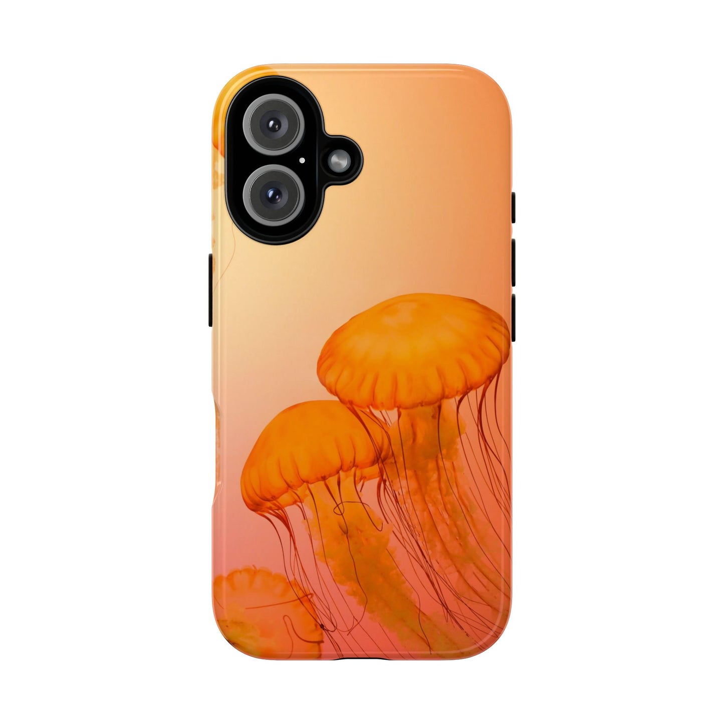 iPhone 16 series phone Case - Tough Cases with Stunning orange Design