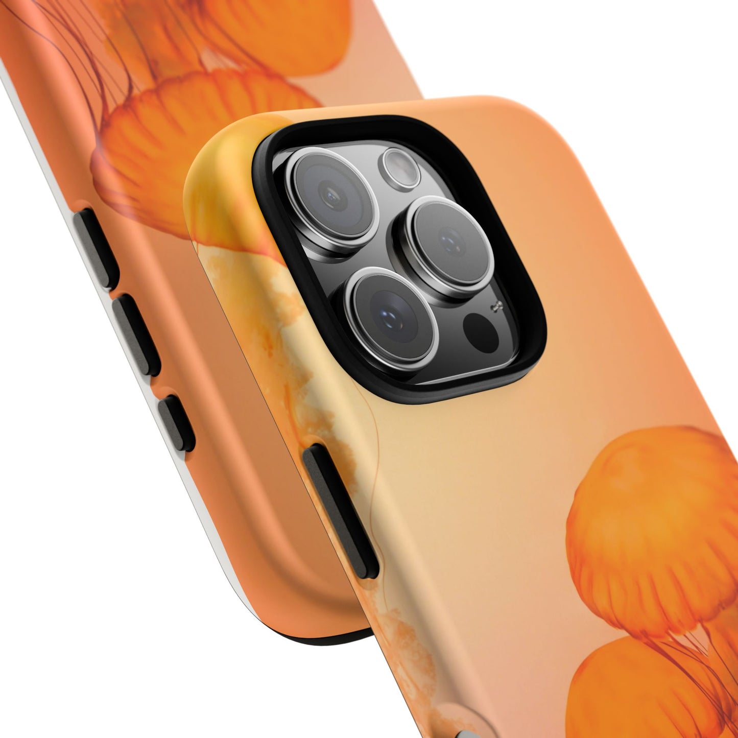 iPhone 16 series phone Case - Tough Cases with Stunning orange Design