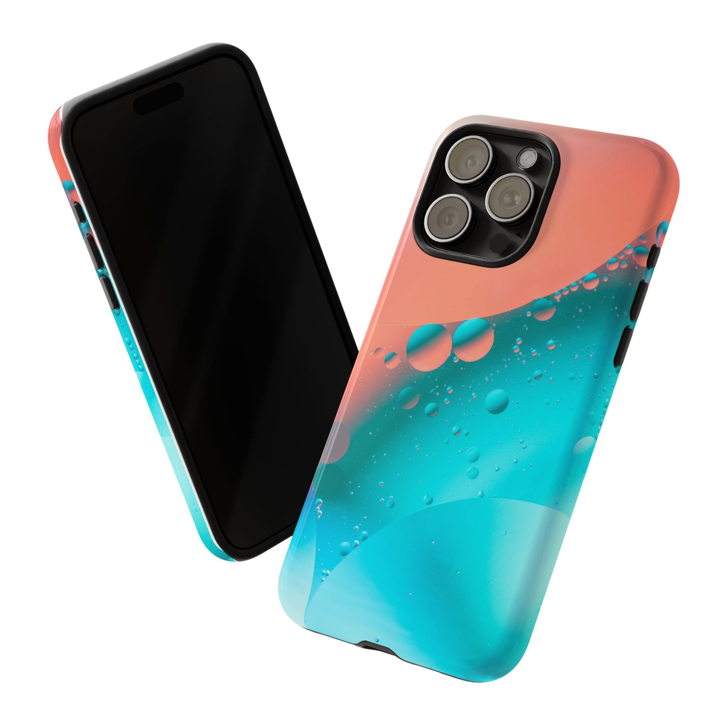 IPhone 15 series Tough Phone Case - Bubble Design for Stylish Protection