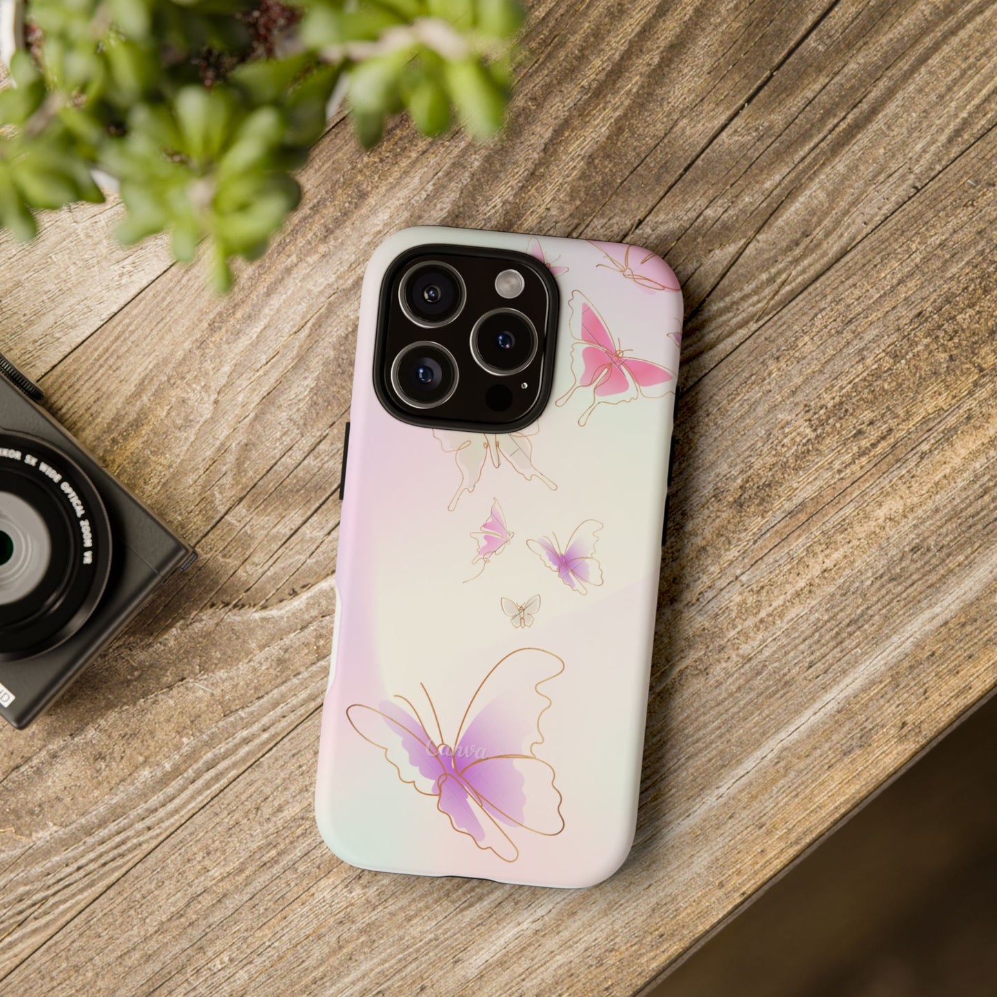 iPhone 16 series phone Case - Tough Cases with Stunning Butterfly Design