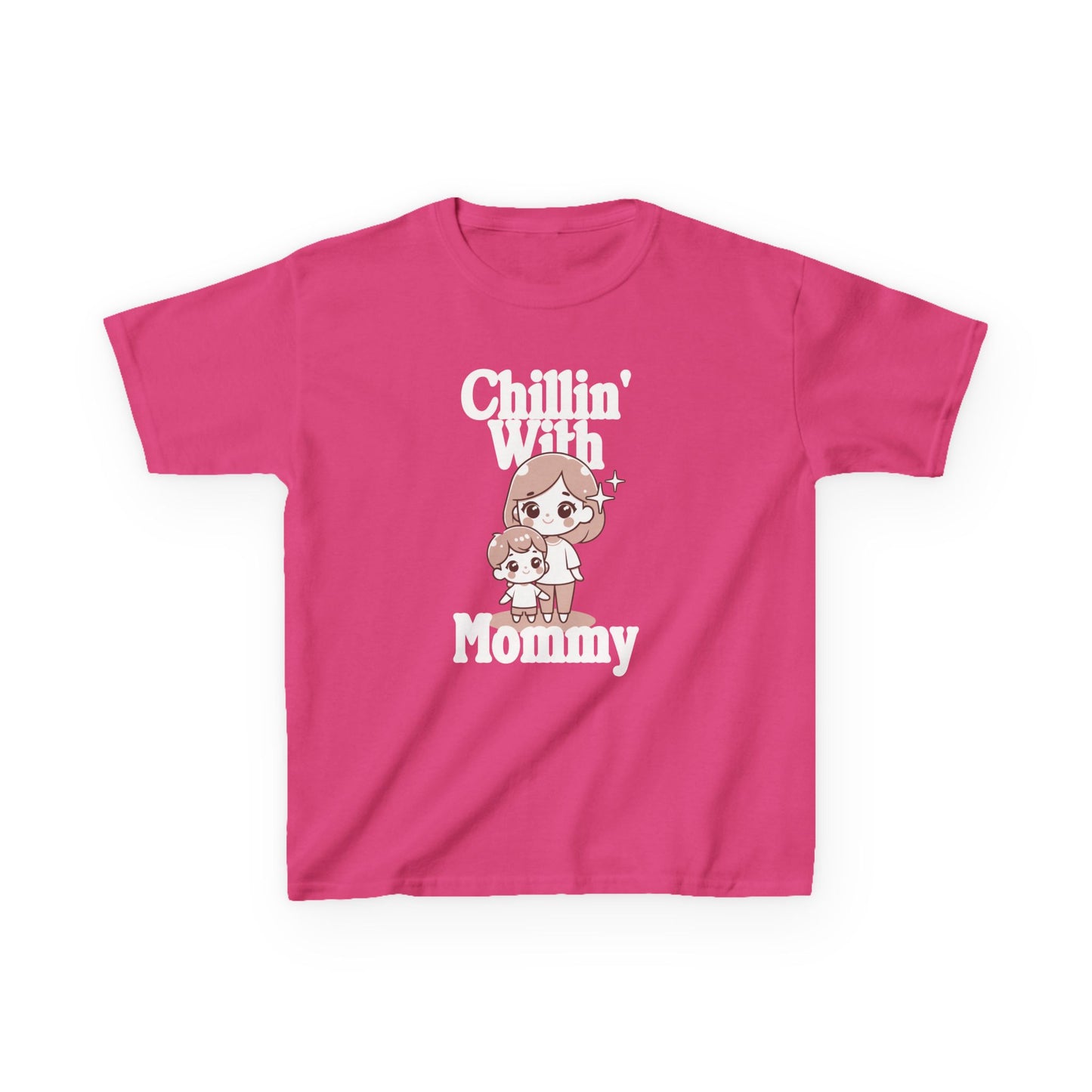 Kids Cotton T Shirt - Chilling with mommy