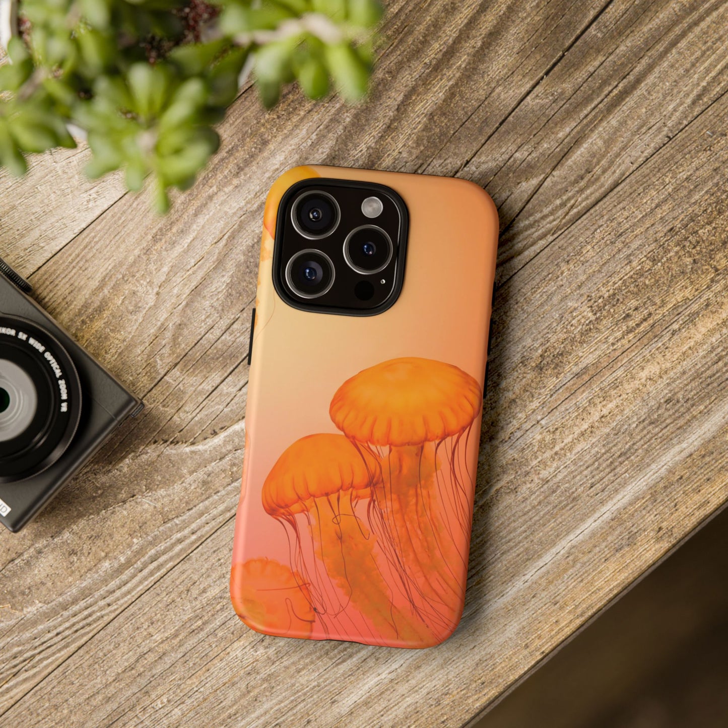 iPhone 16 series phone Case - Tough Cases with Stunning orange Design