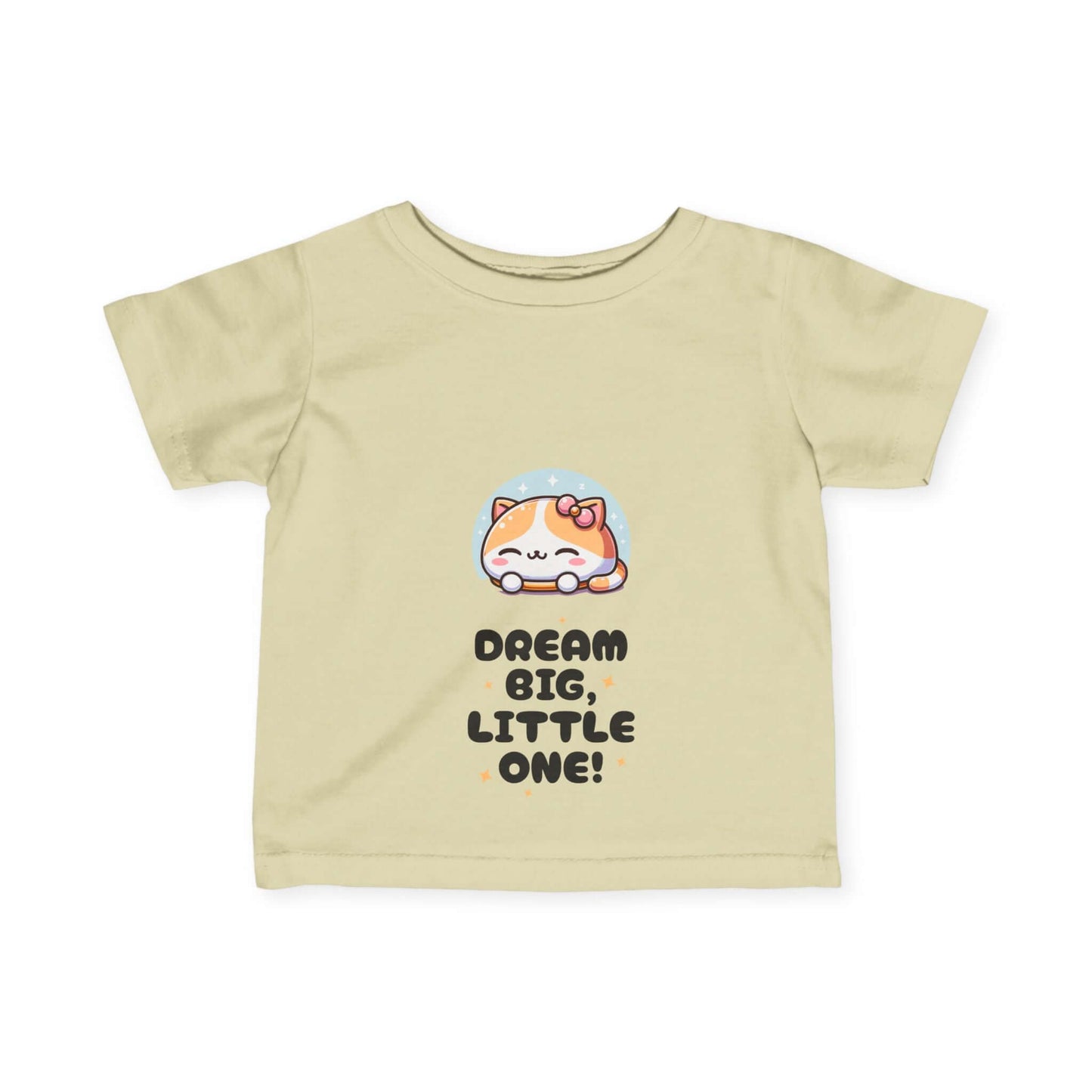 Baby Infant/Toddler Fine Jersey Tee - Dream big design for Newborns/Kids