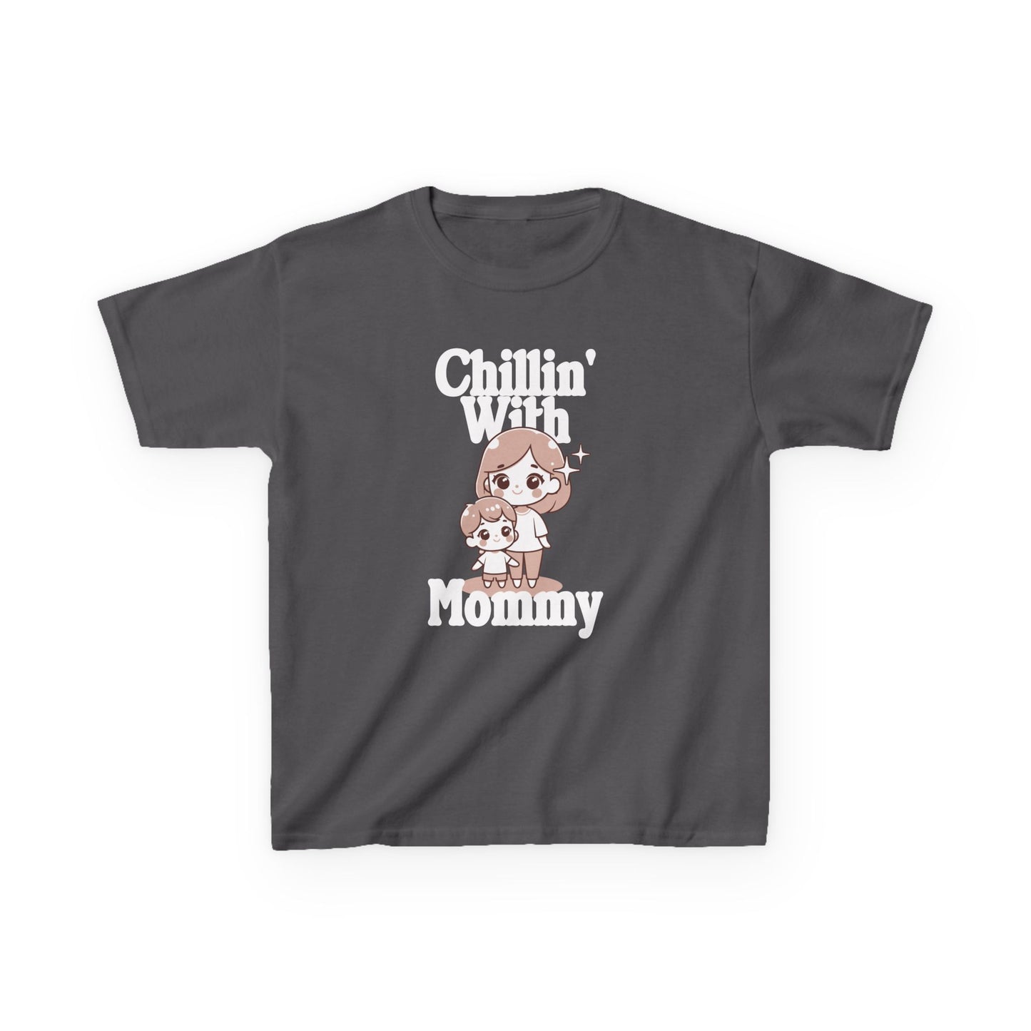 Kids Cotton T Shirt - Chilling with mommy