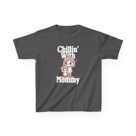 Kids Cotton T Shirt - Chilling with mommy