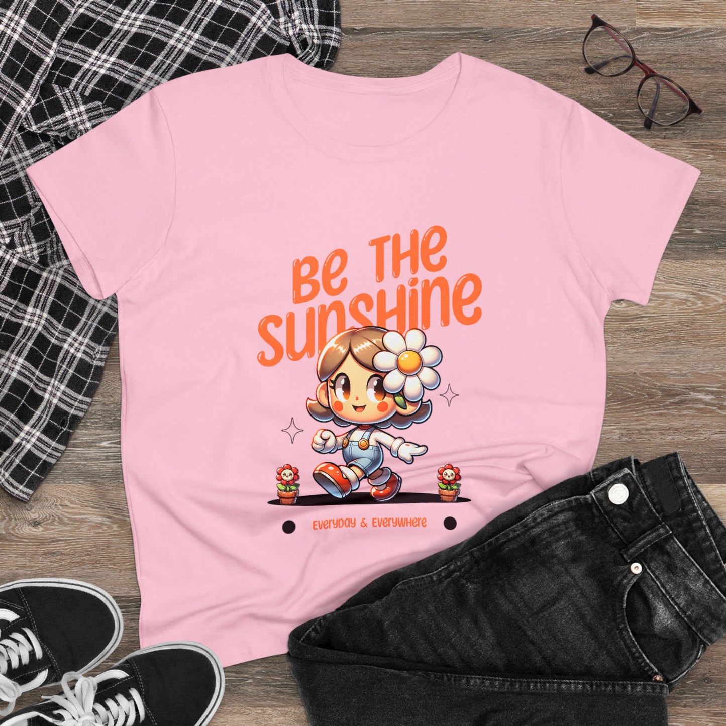 Motivation Women's Midweight Cotton Tee - Perfect for girls and women