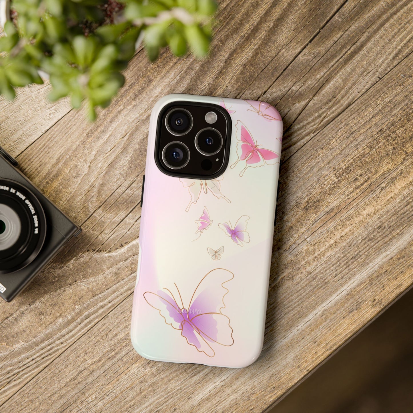 iPhone 16 series phone Case - Tough Cases with Stunning Butterfly Design