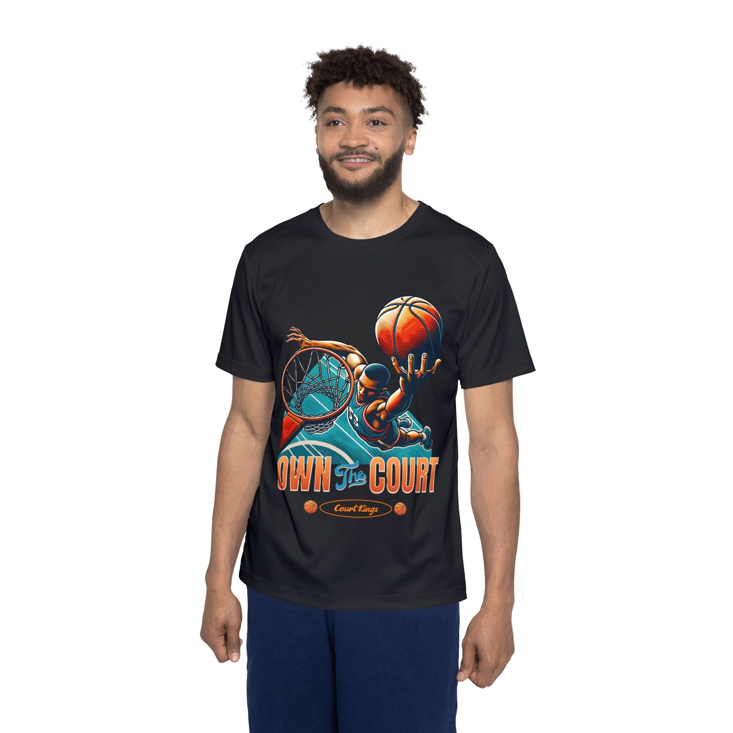 Basketball Men's Sports black Jersey - Motivation Active Tee