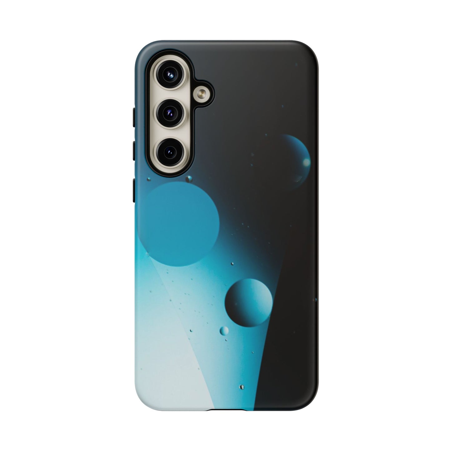 Samsung S24 series Tough Phone Cases - Blue bubbles
