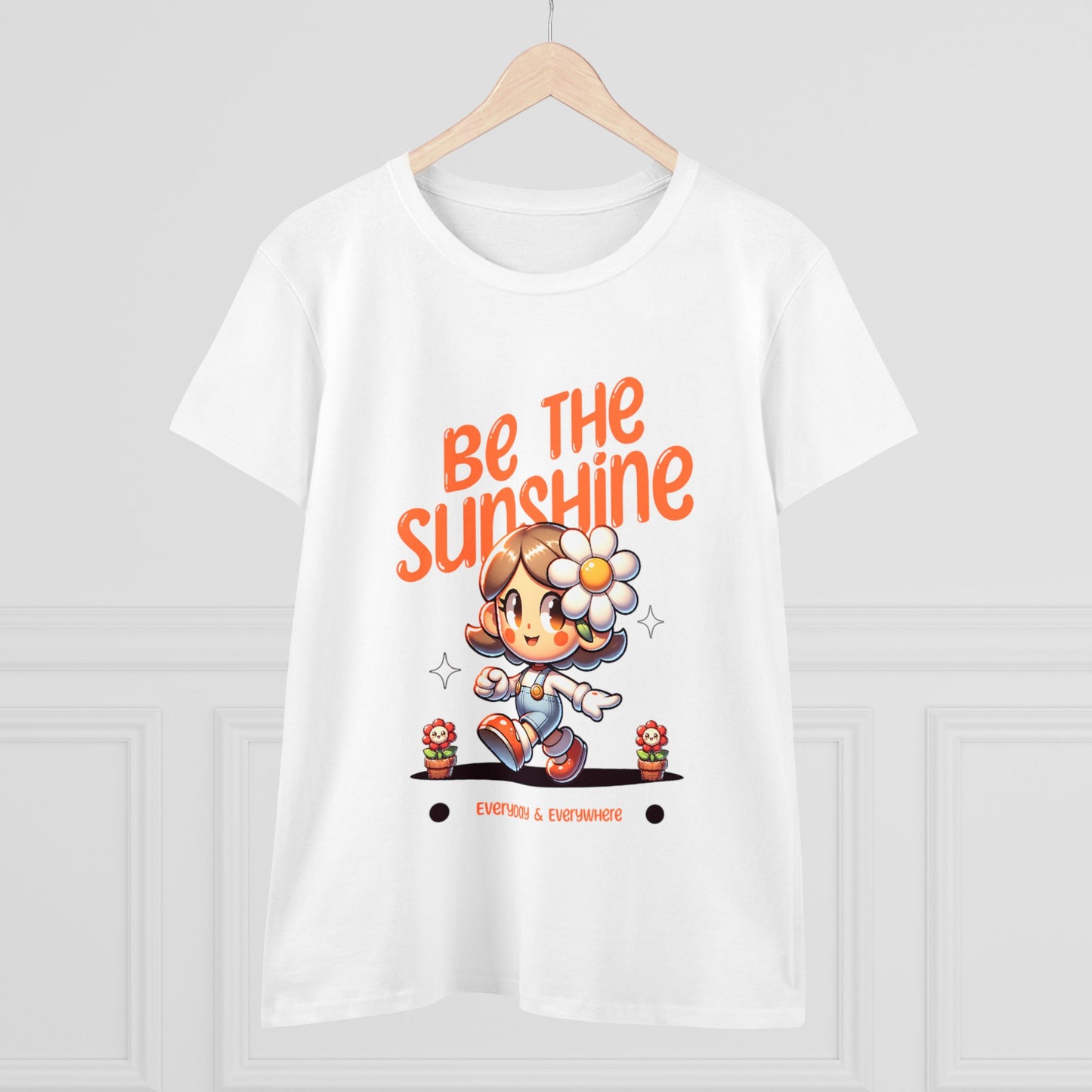 Motivation Women's Midweight Cotton Tee - Perfect for girls and women