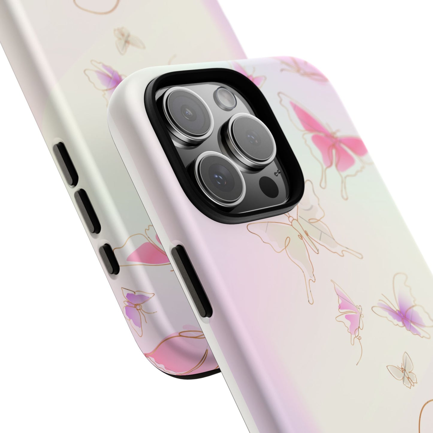 iPhone 16 series phone Case - Tough Cases with Stunning Butterfly Design