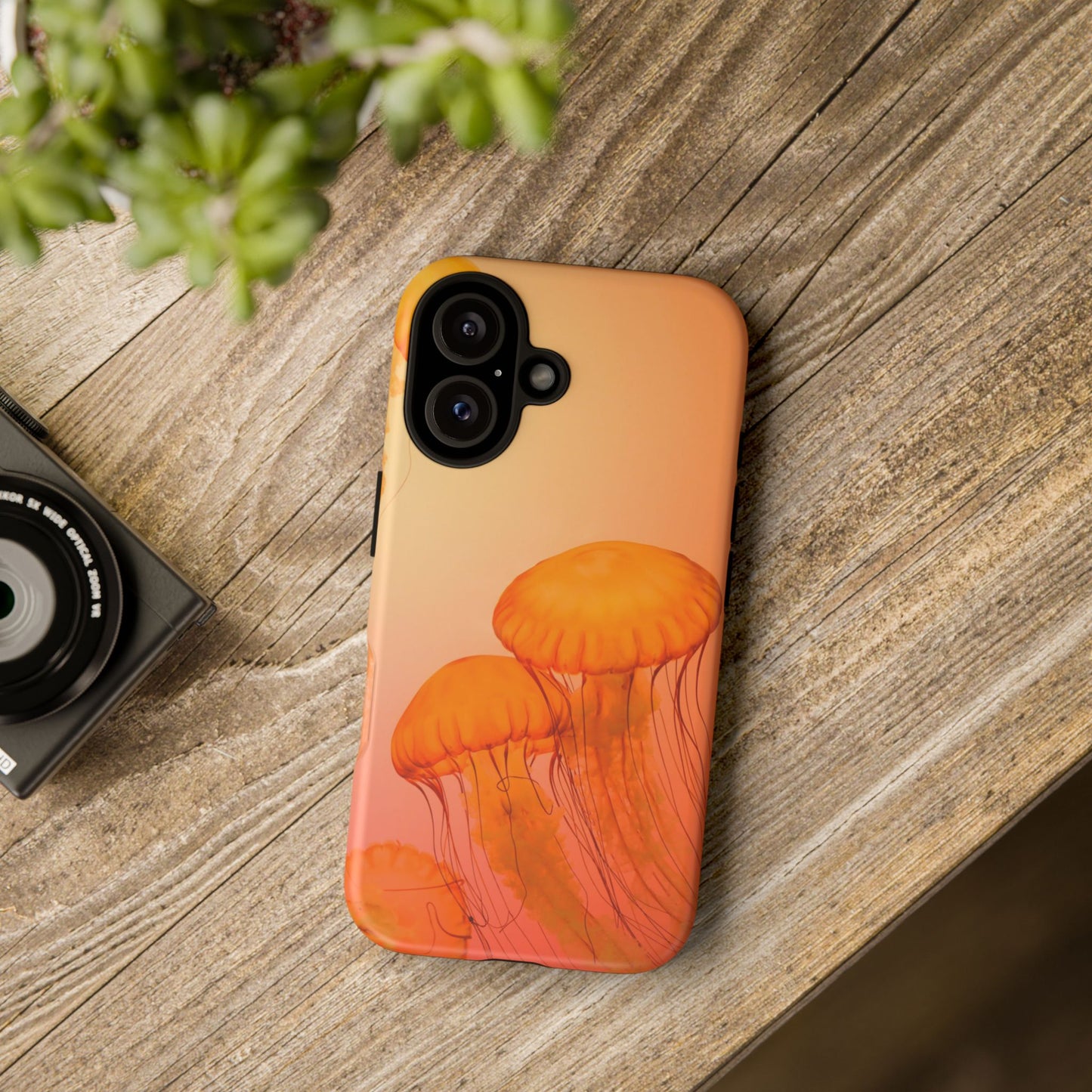 iPhone 16 series phone Case - Tough Cases with Stunning orange Design