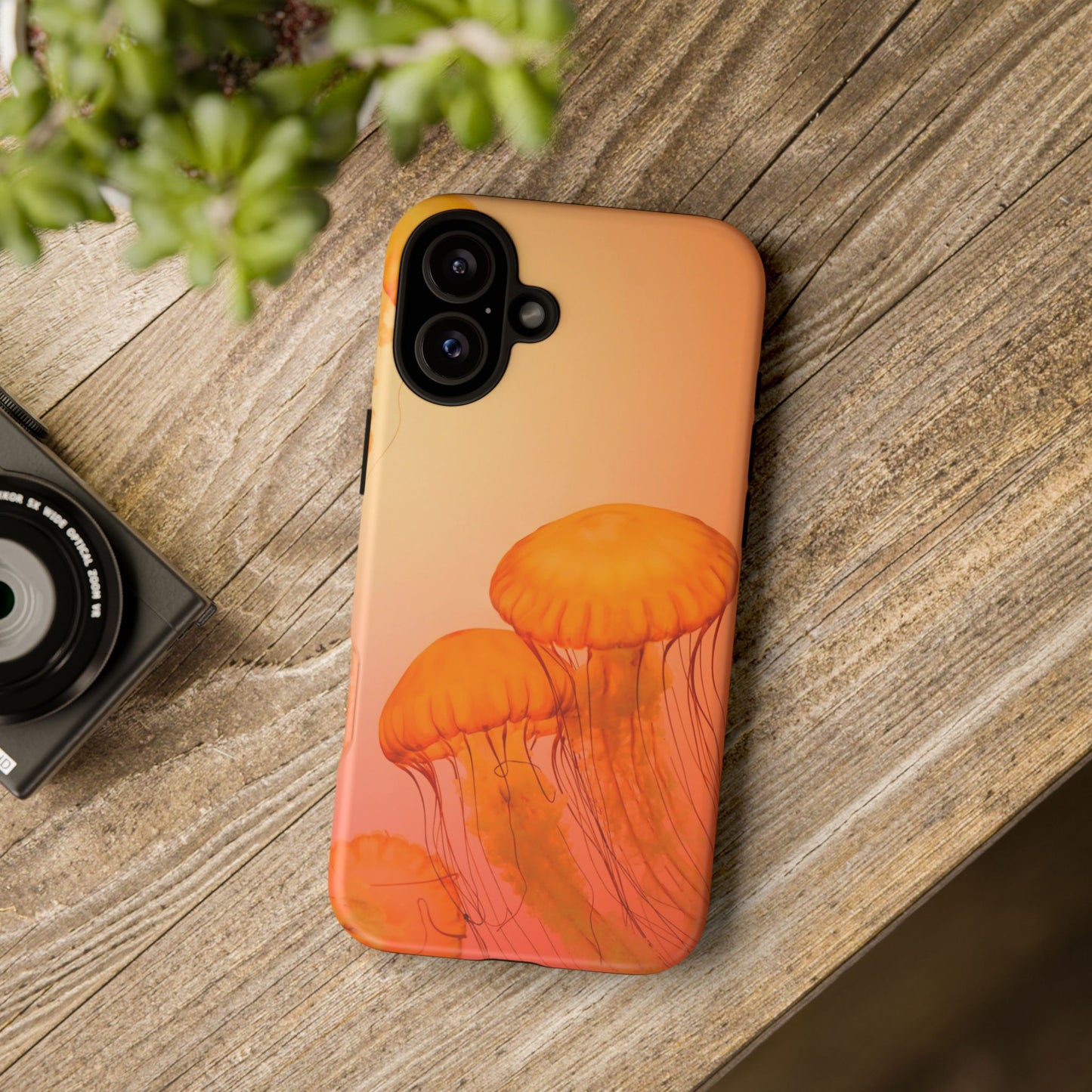 iPhone 16 series phone Case - Tough Cases with Stunning orange Design