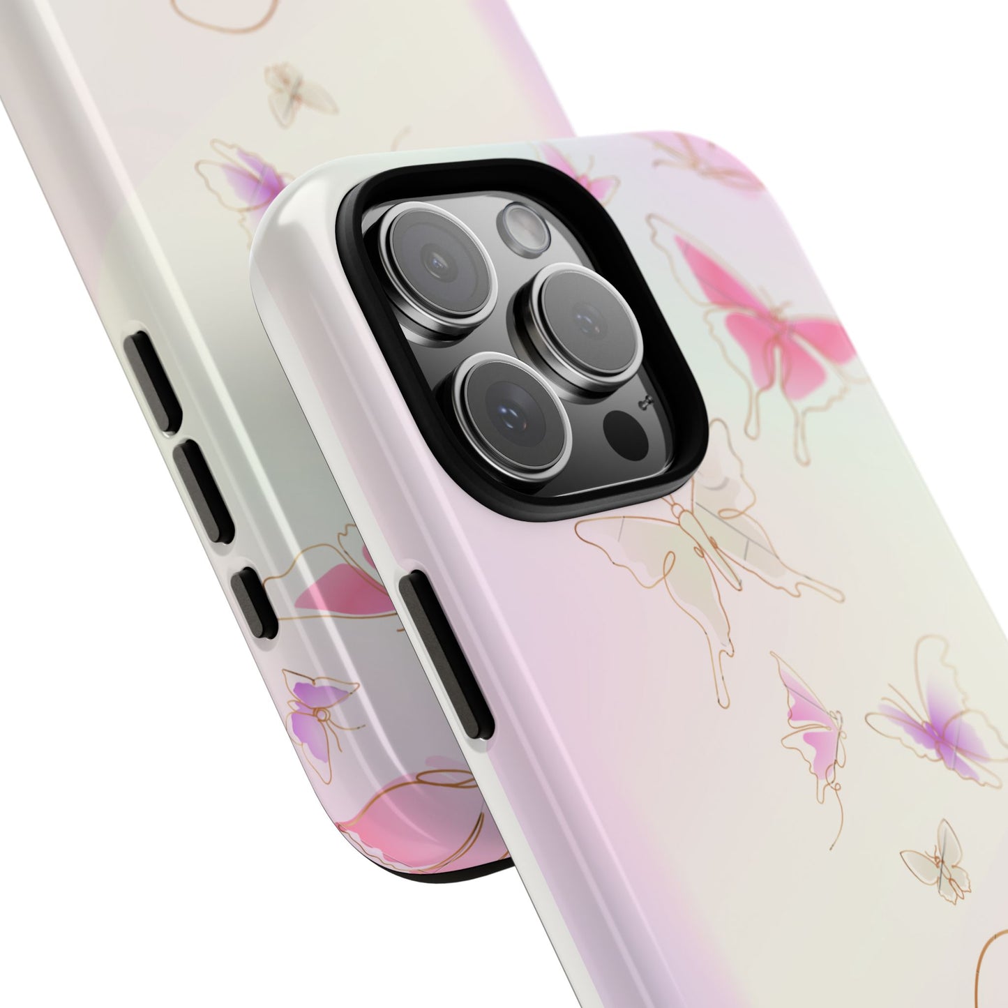 iPhone 16 series phone Case - Tough Cases with Stunning Butterfly Design