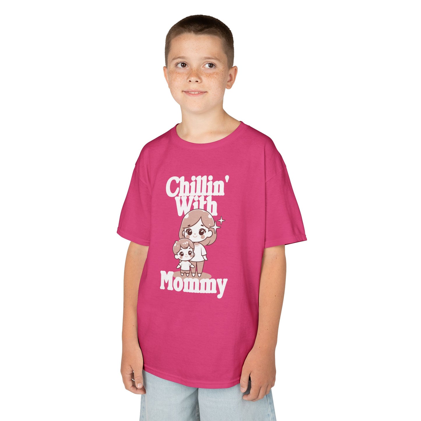 Kids Cotton T Shirt - Chilling with mommy