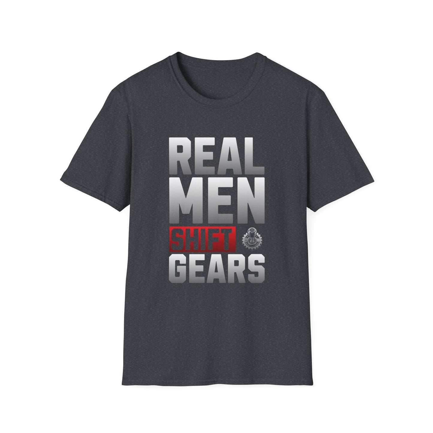 Real Men Unisex Softstyle T-Shirt – Auto adventure Tee